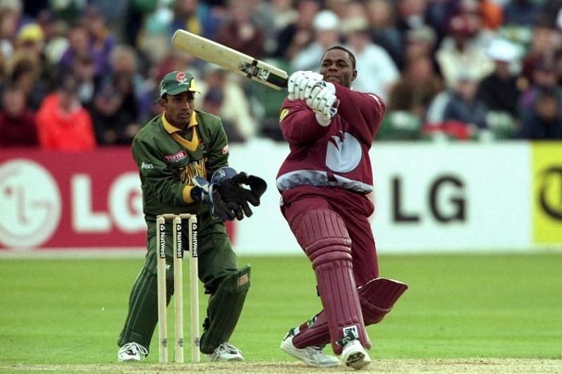 Ridley Jacobs was the first batsman to carry his bat in a World Cup match